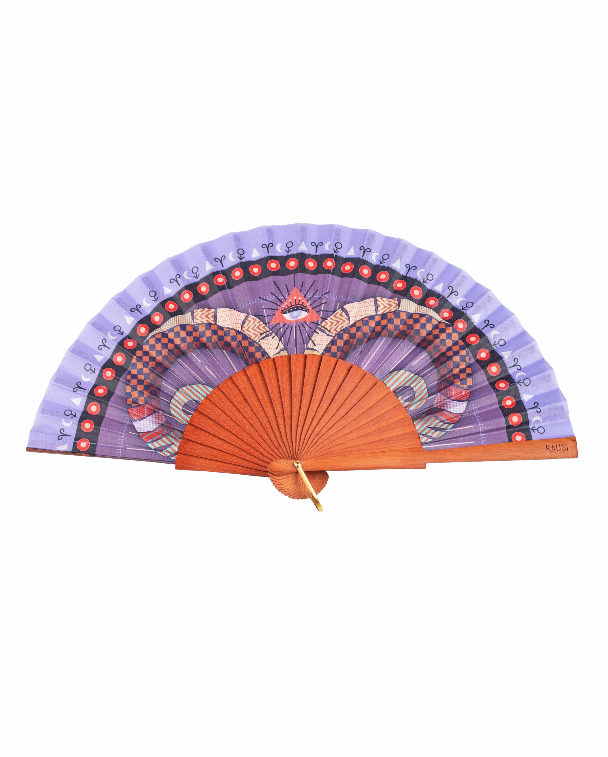 ABANICO CAPRICORNIO 23CM