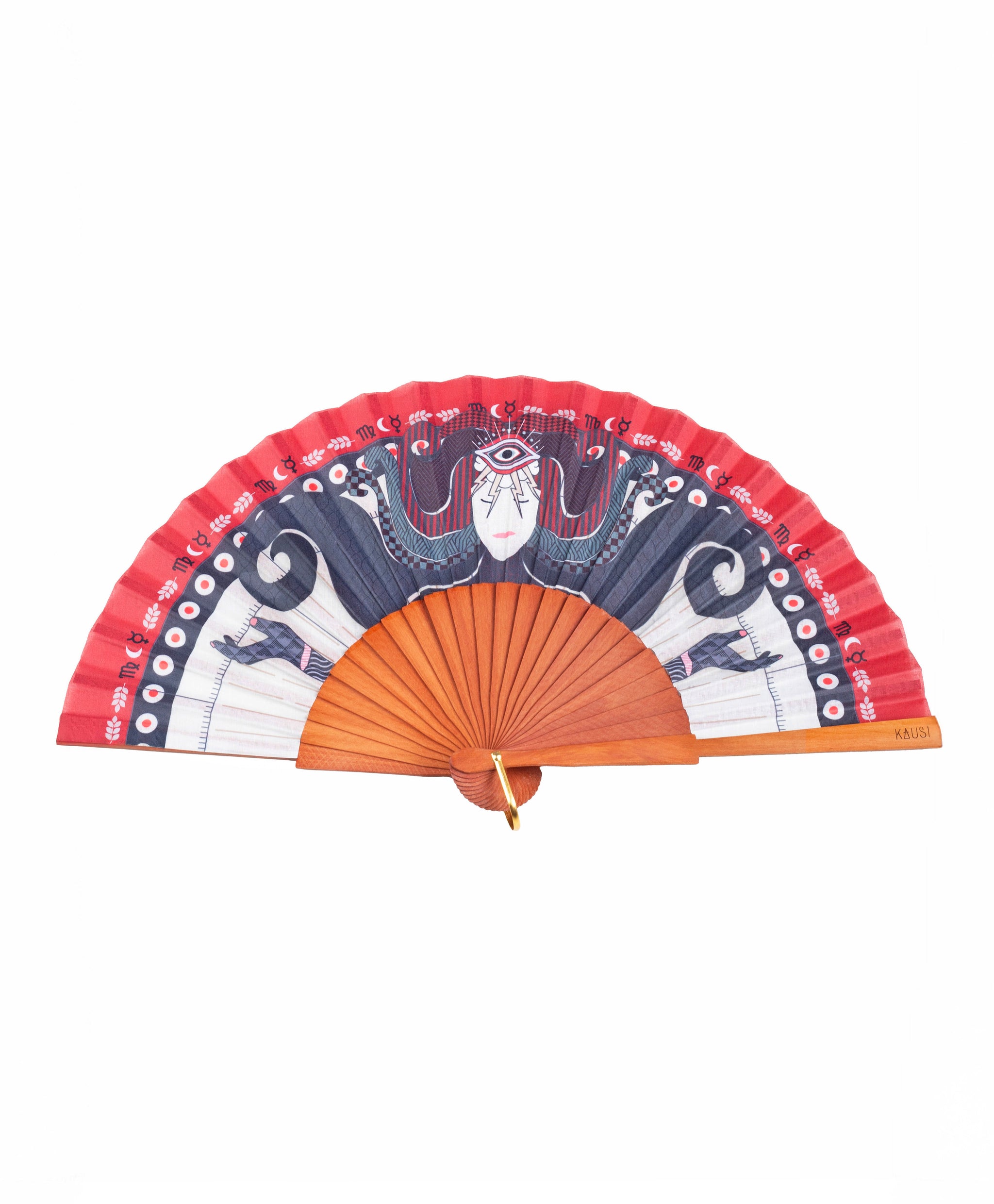 ABANICO VIRGO 23CM